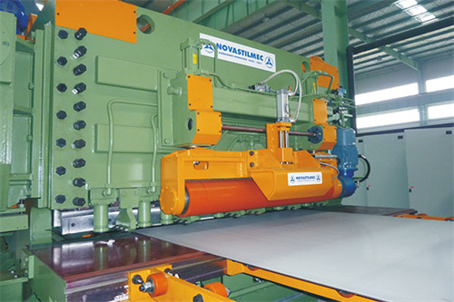 China stainless steel coil factory steel plate leveling equipment